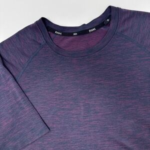Rhone Men's Seamless Reign Tech Short Sleeve T Shirt Size Small Purple Blue